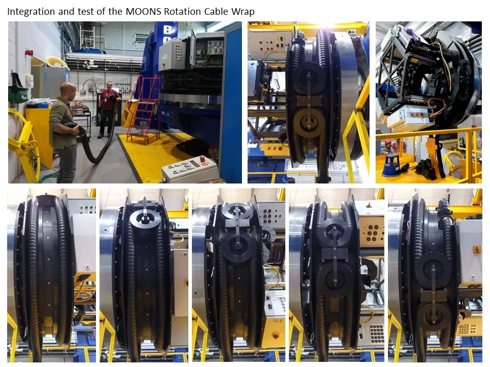 kabelrups van igus® in de spectrograaf