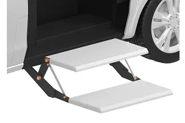 Plain bearing in the step