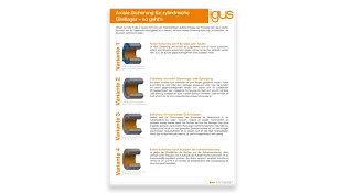 Factsheet zur axialen Sicherung