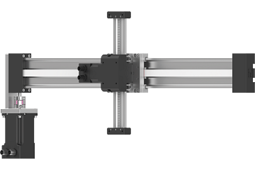 Robot portique linéaire 2 axes | Périmètre de travail de 500 x 150 mm
