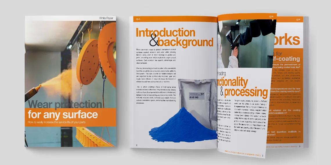 igus coating powder white paper