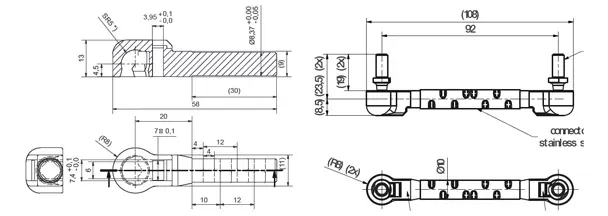Junta angular engarspada extraíble