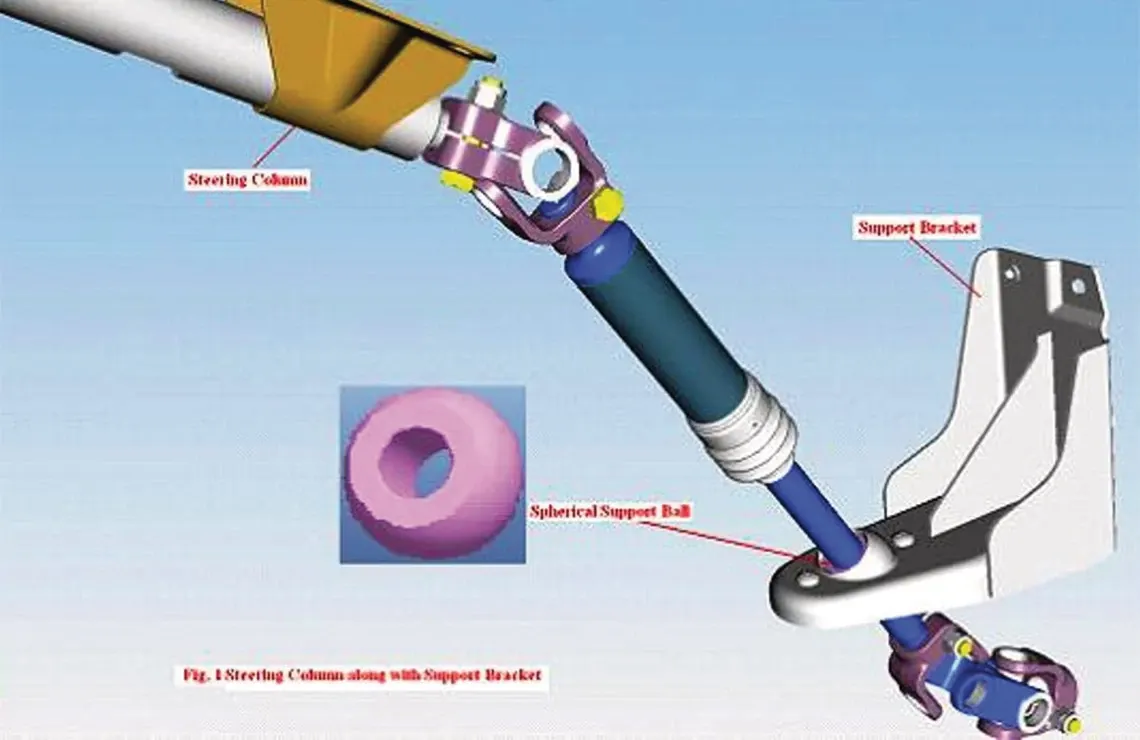 Barra de dirección con casquillo esférico y cojinete de deslizamiento iglidur