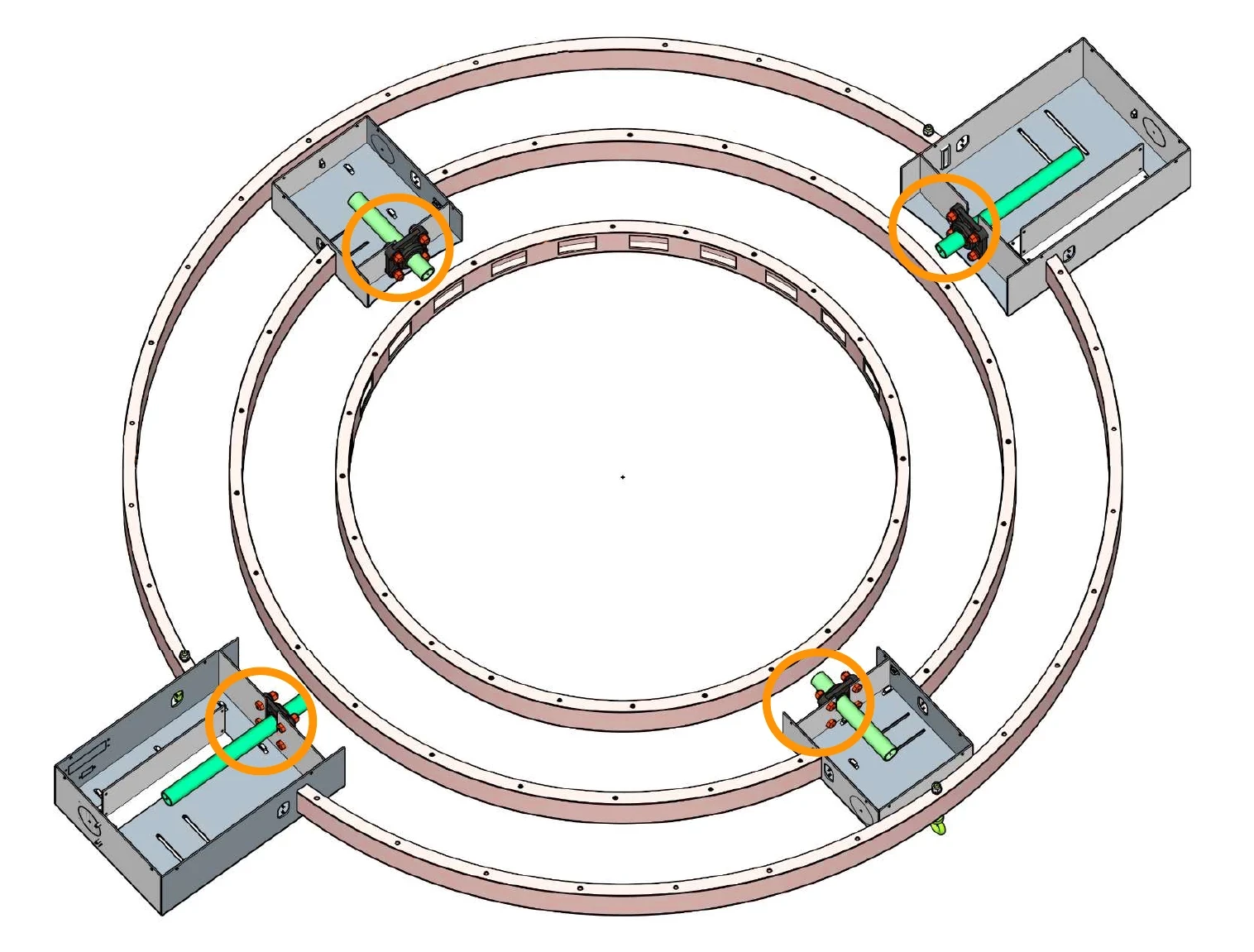 Esboço da instalação de luz giroscópica da Kellook