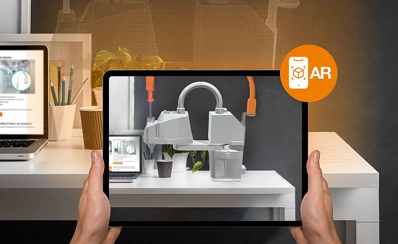 Augmented reality SCARA Cable Solution