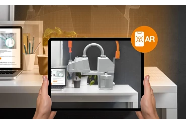 QR Code SCARA cable solution AR