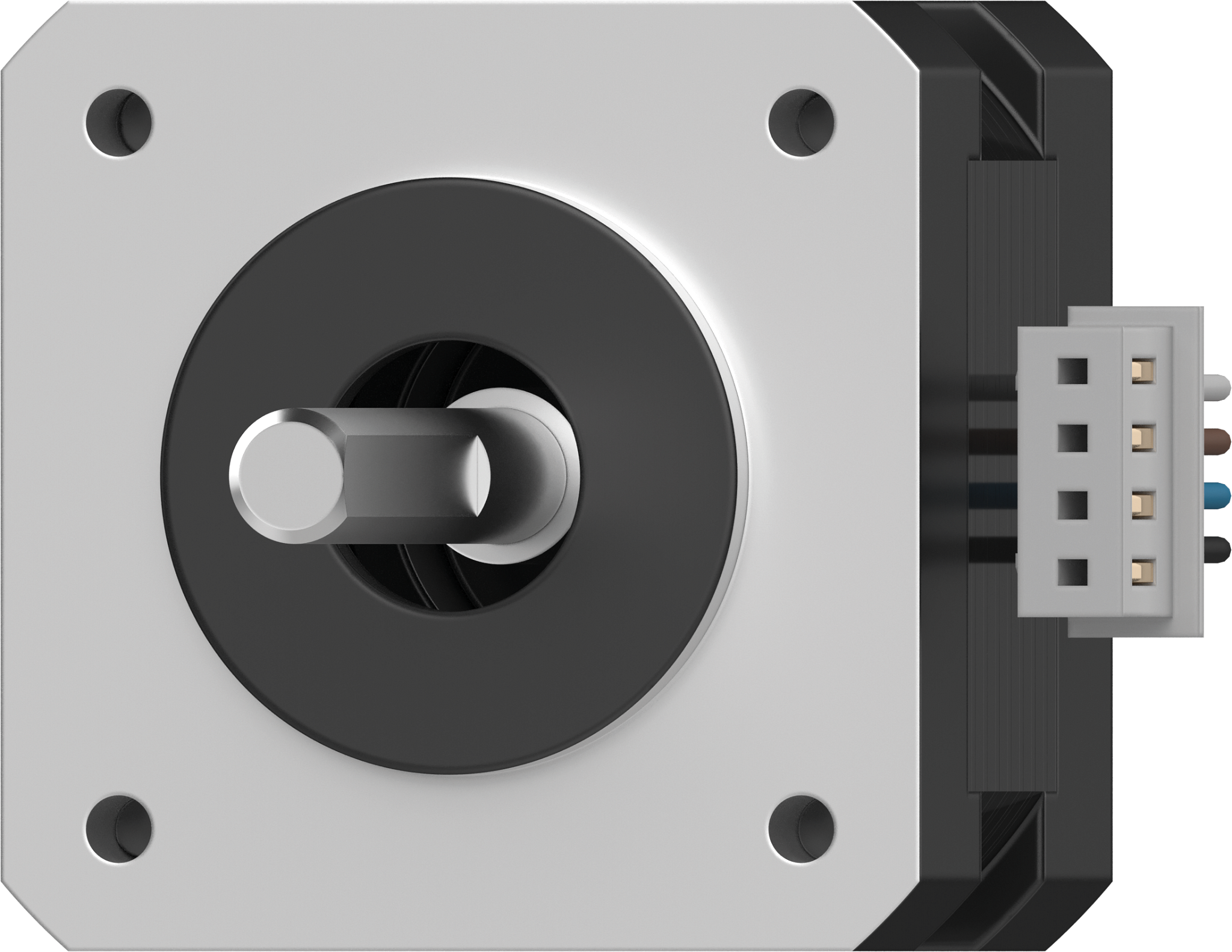 Sans codeur, couple de maintien de 0,10 Nm