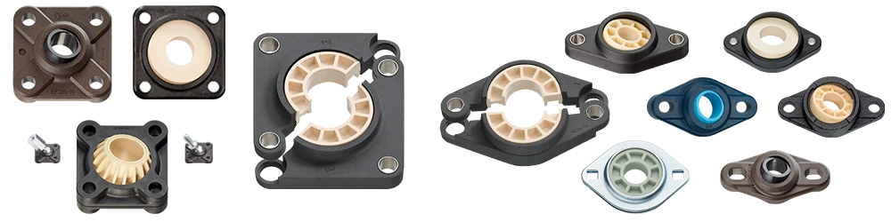 Panoramica dei cuscinetti montati su flangia