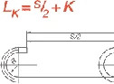 Calculation of chain lengths and pretension