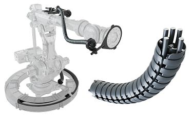 3D triflex kabelrupsen voor robots