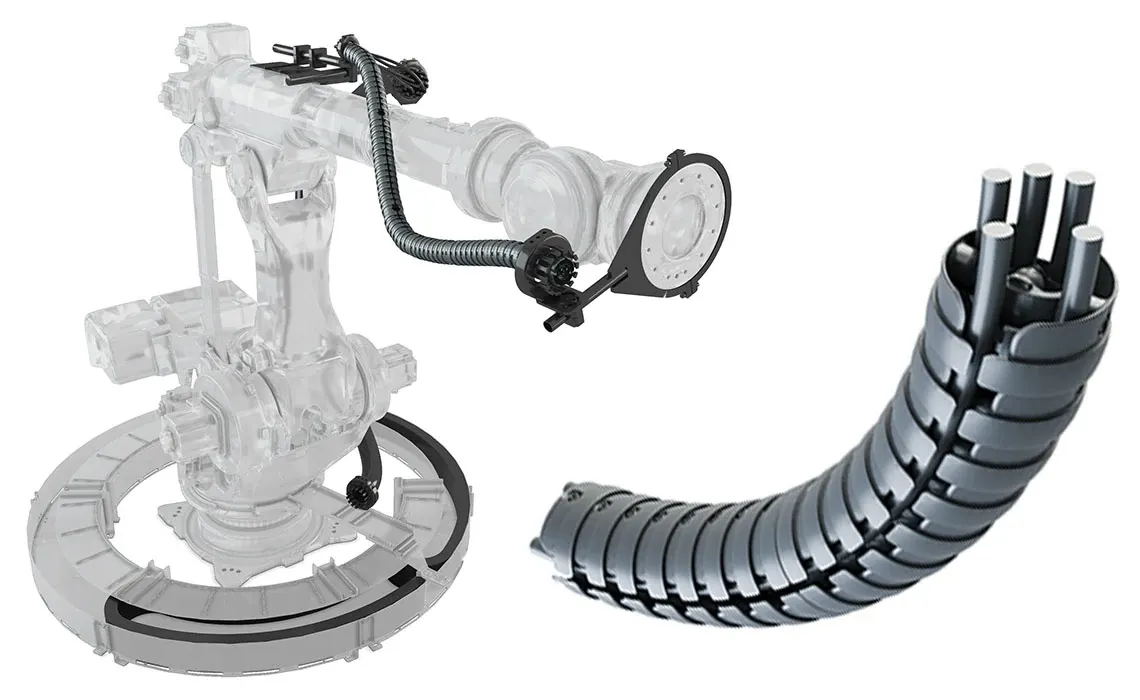 triflex energy chains for robots