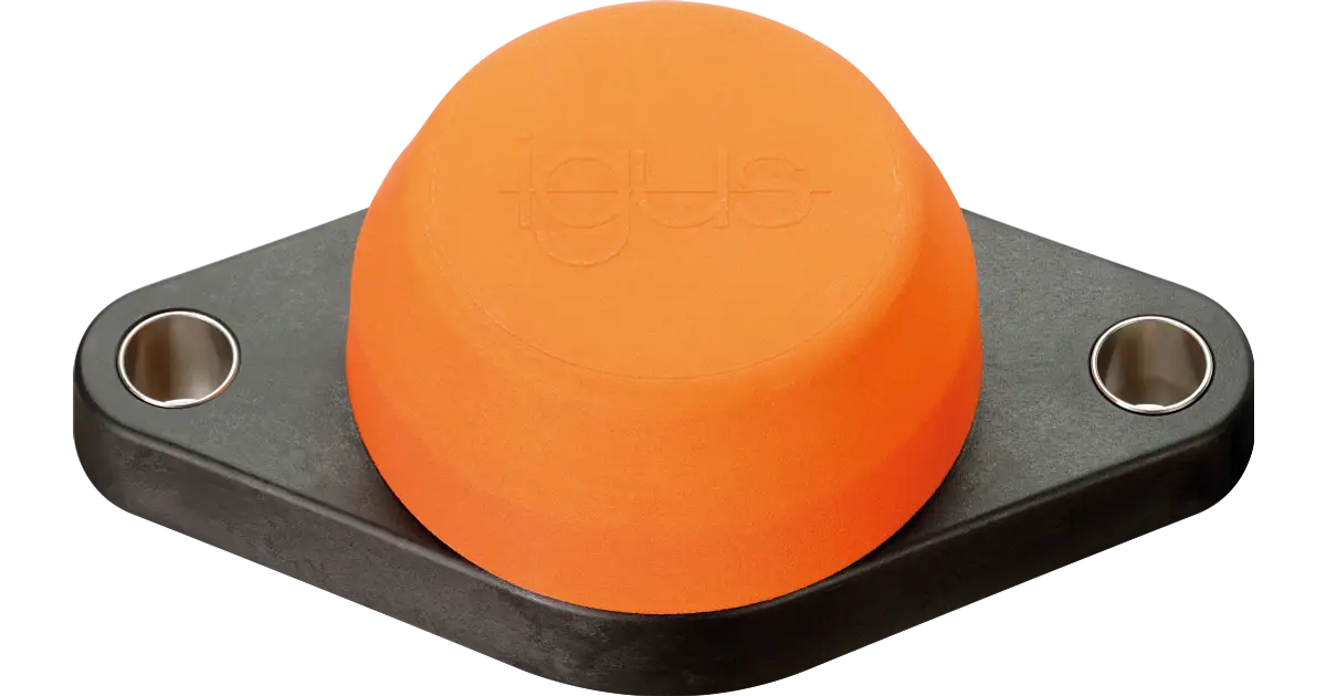 End caps for 2/4hole fixed flange bearings with spherical insert