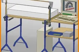 Machine à couper le fil chaud