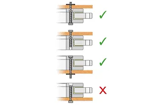 Verschraubung eines PRT Drehkranzlagers