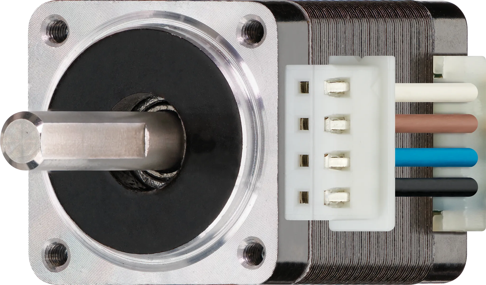 Hřídelové krokové motory