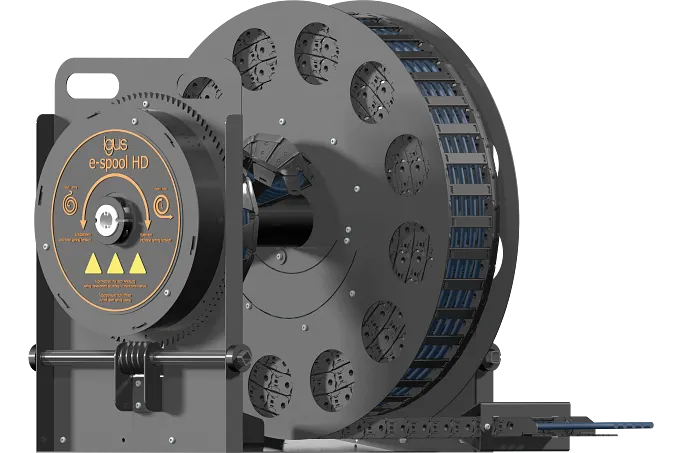 e-spool® HD spring cable drum | igus®