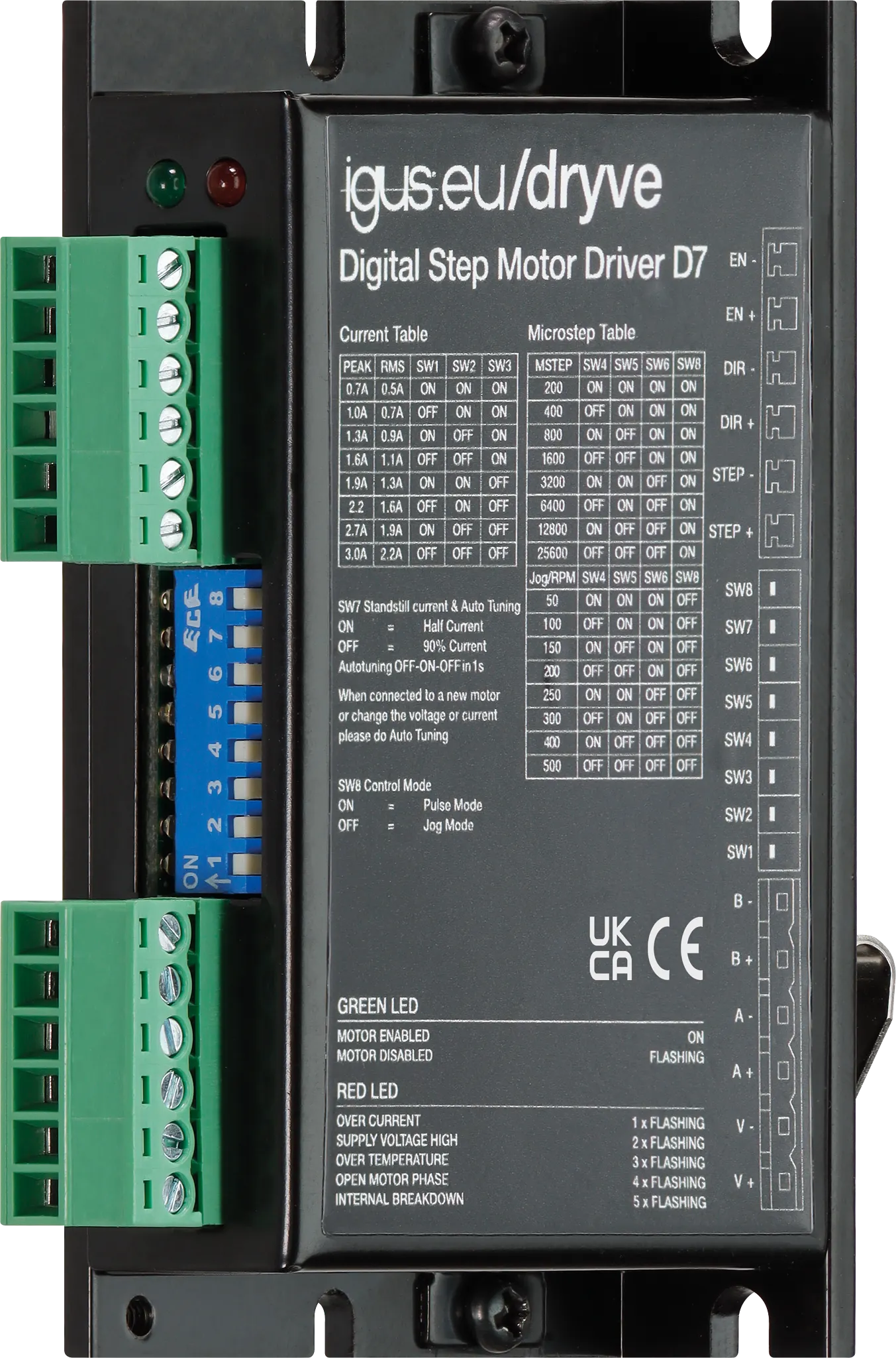 Controlador D7 para motores paso a paso NEMA