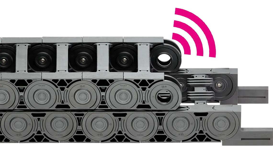 Cadena portacables con ruedas P4HD.56R