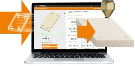 Placas deslizantes de plástico impresas en 3D