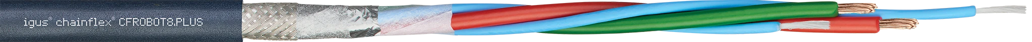 Cadena de cables PUR-CAT7 flex® CFROBOT8