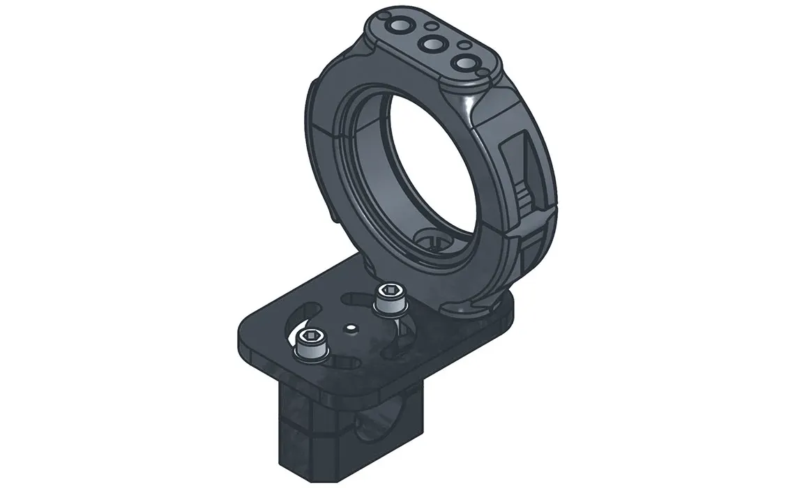 triflex R compact connection without strain relief, 3D