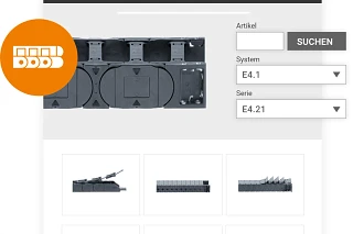 Service life calculator for energy chains