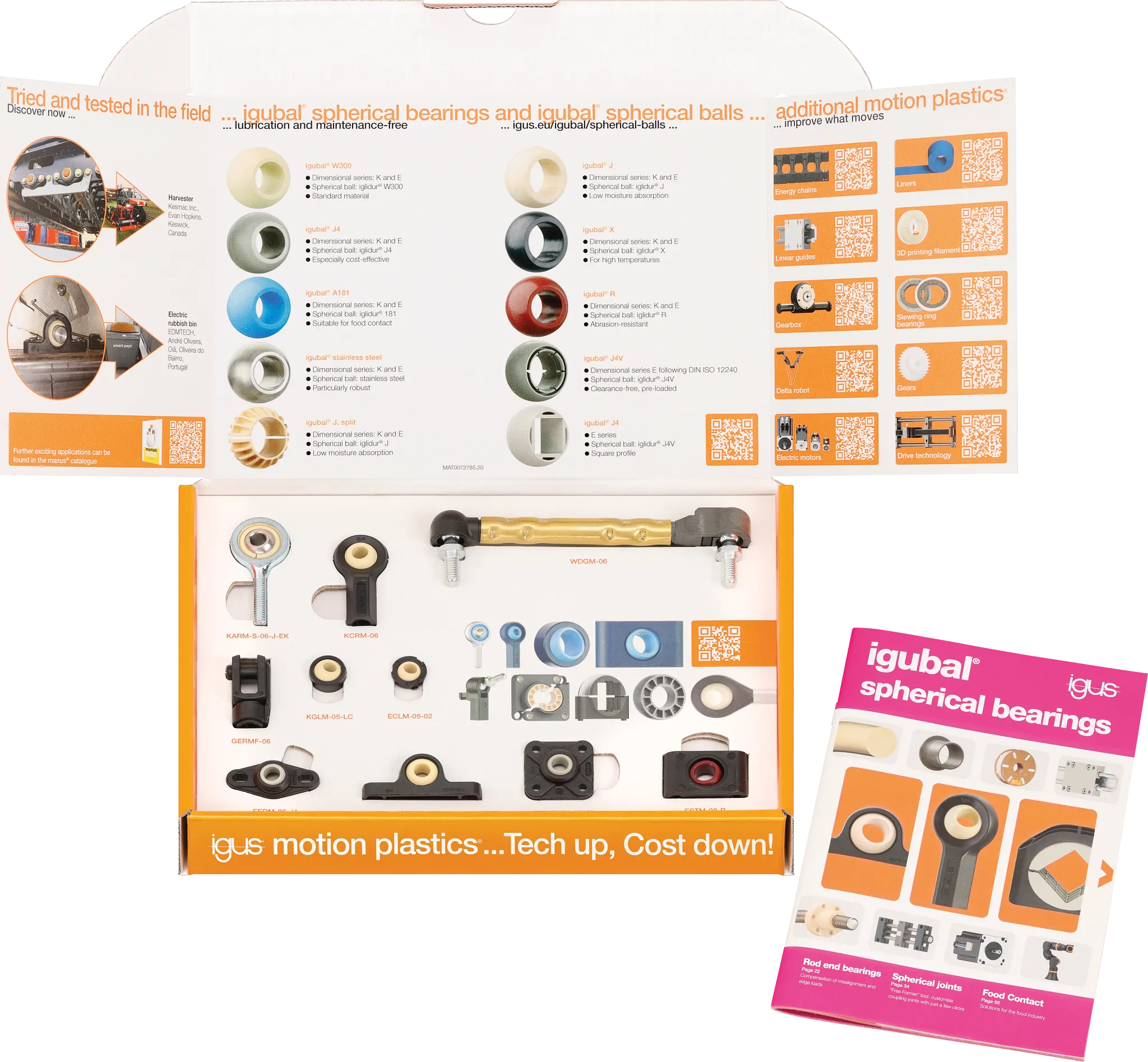 igubal spherical plain bearing sample box