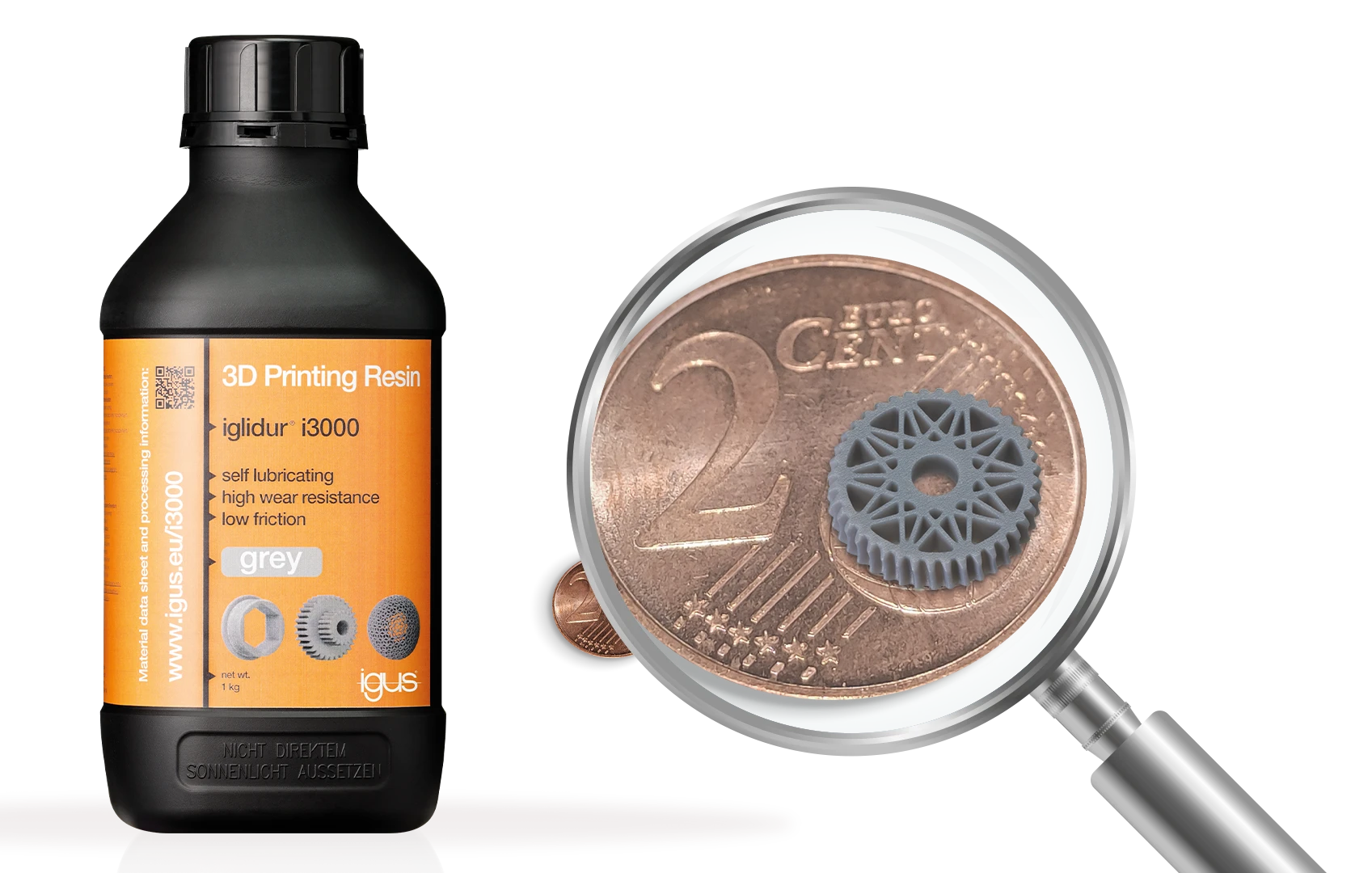 Résine pour l'impression de pièces d'usure