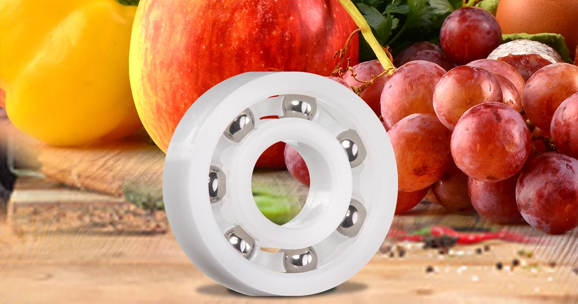 Ball bearing made of plastic instead of metal: 100 % lubrication-free