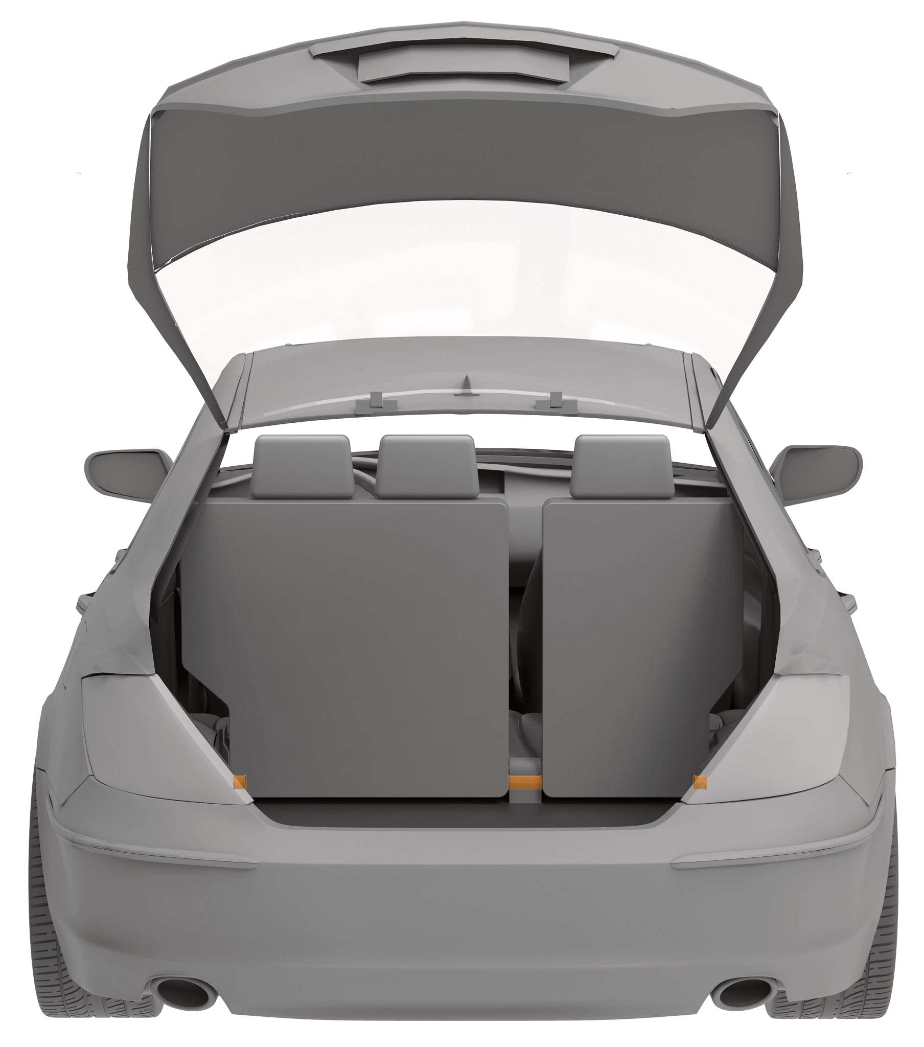 Gleitlager in der Rückbanklagerung