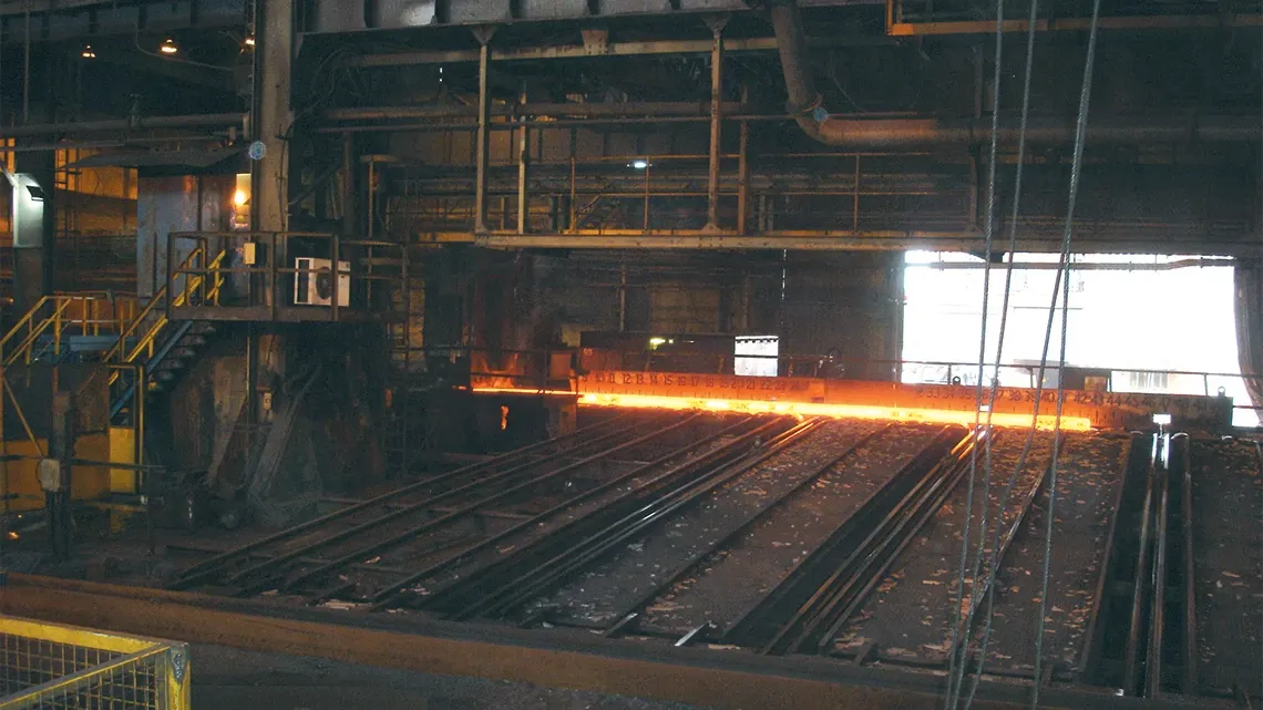 Stahlwerk Corus Rail