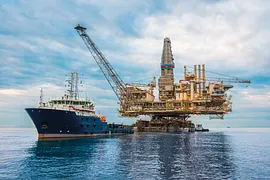 Maritime industry: vessel and oil rig