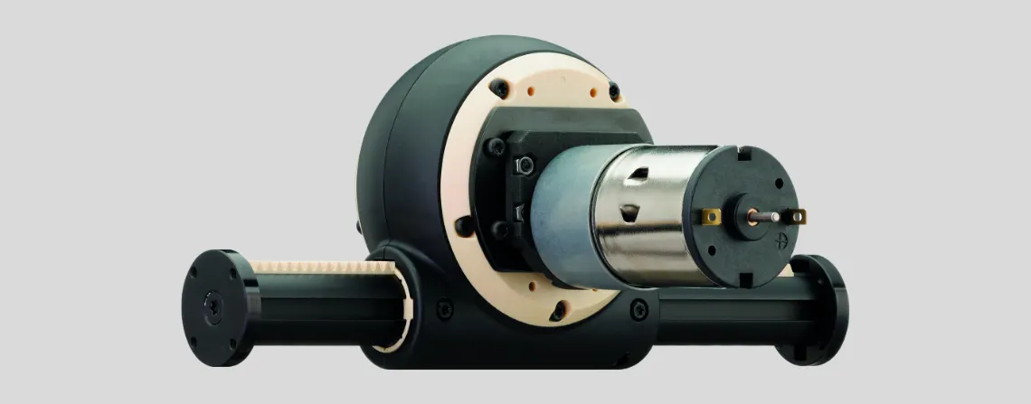 Worm Gear with DC Motors