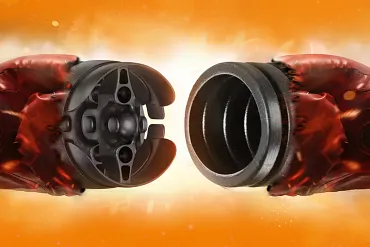 Tubo corrugado frente a cadena portacables