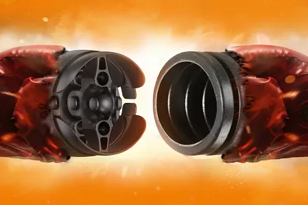 Tubo corrugado frente a cadena portacables