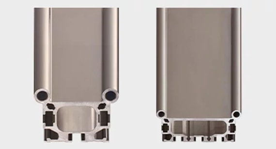 Linear high-profile guide rail