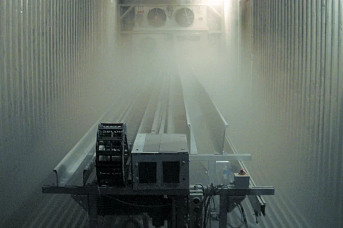 Cold Chamber Testing Cold chamber in the igus test lab | igus India