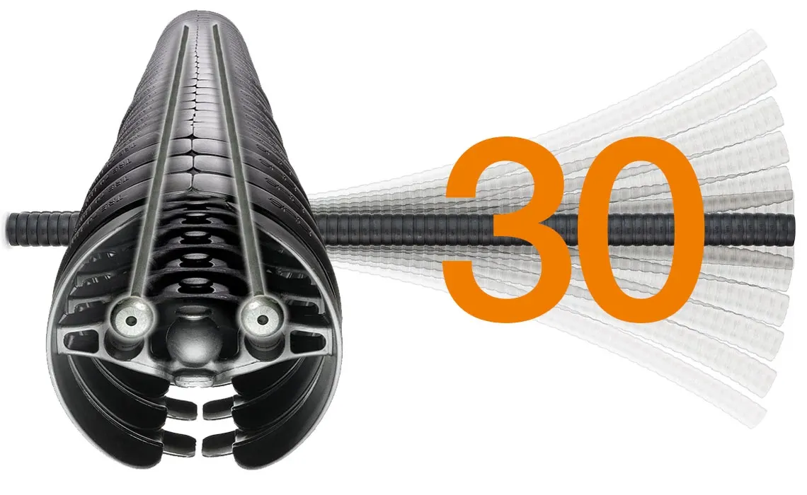 Fibre-rod in size 30