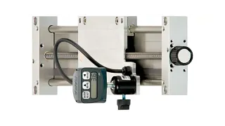 Lead screw linear module with measuring system