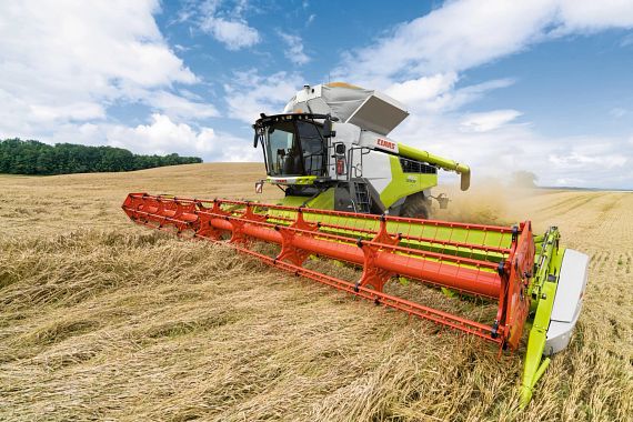 CLAAS combine harvester with iglidur plain bearings