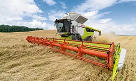 CLAAS combine harvester with iglidur plain bearings