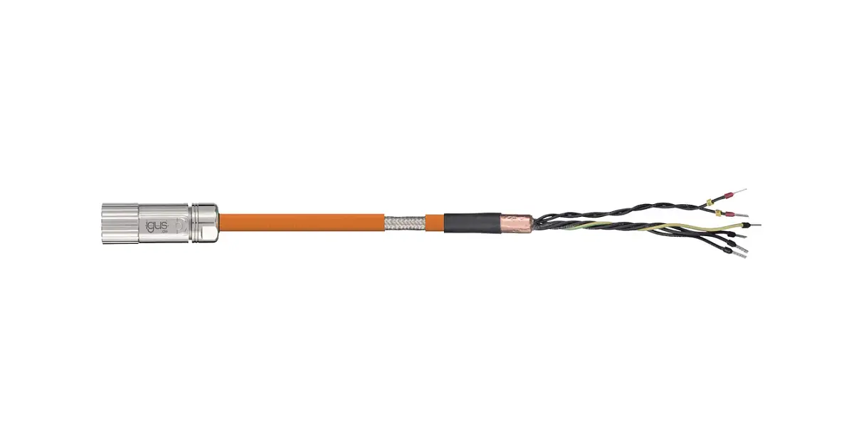 readycable® servo cable suitable for NUM AGOFRU018Mxxx, base cable, PVC 15 x d igus®