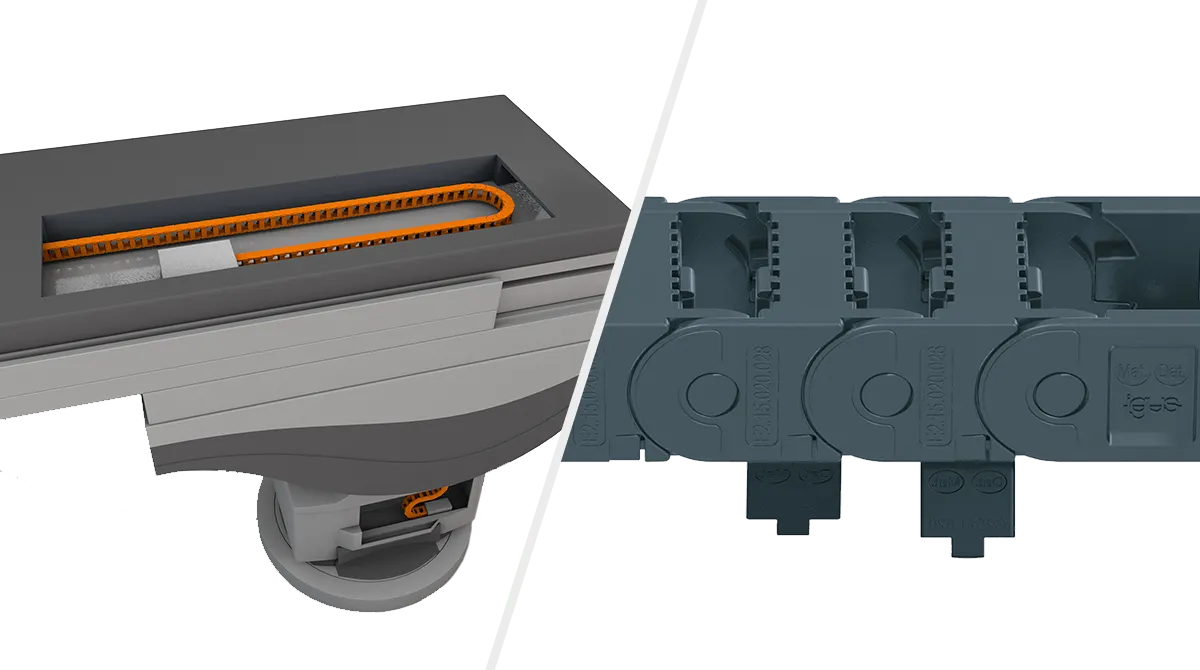 Patient table and e-chain E2.1