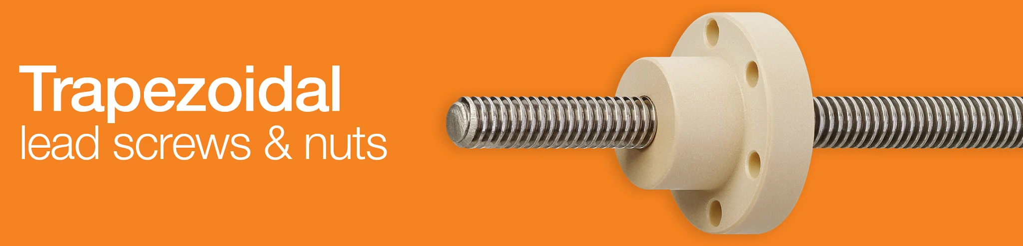 Banner de tornillo de plomo trapezoidal