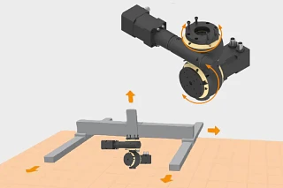 リニアロボット用回転駆動ユニット