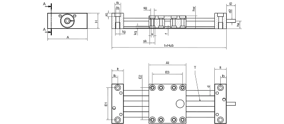 SLW-BB technical drawing