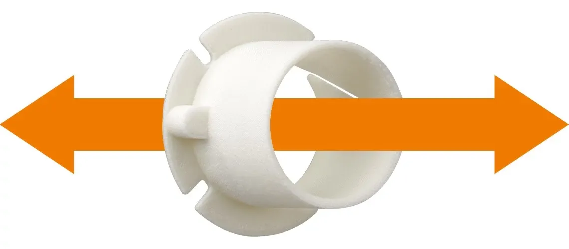 3D printed bushing in testing