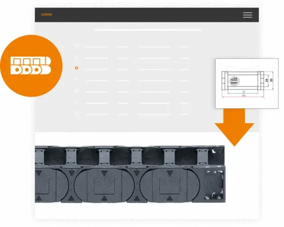 Energy chain configurator