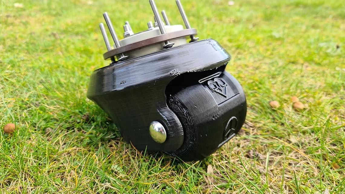 Eixo traseiro com rolamento de coroa de giro de PRT