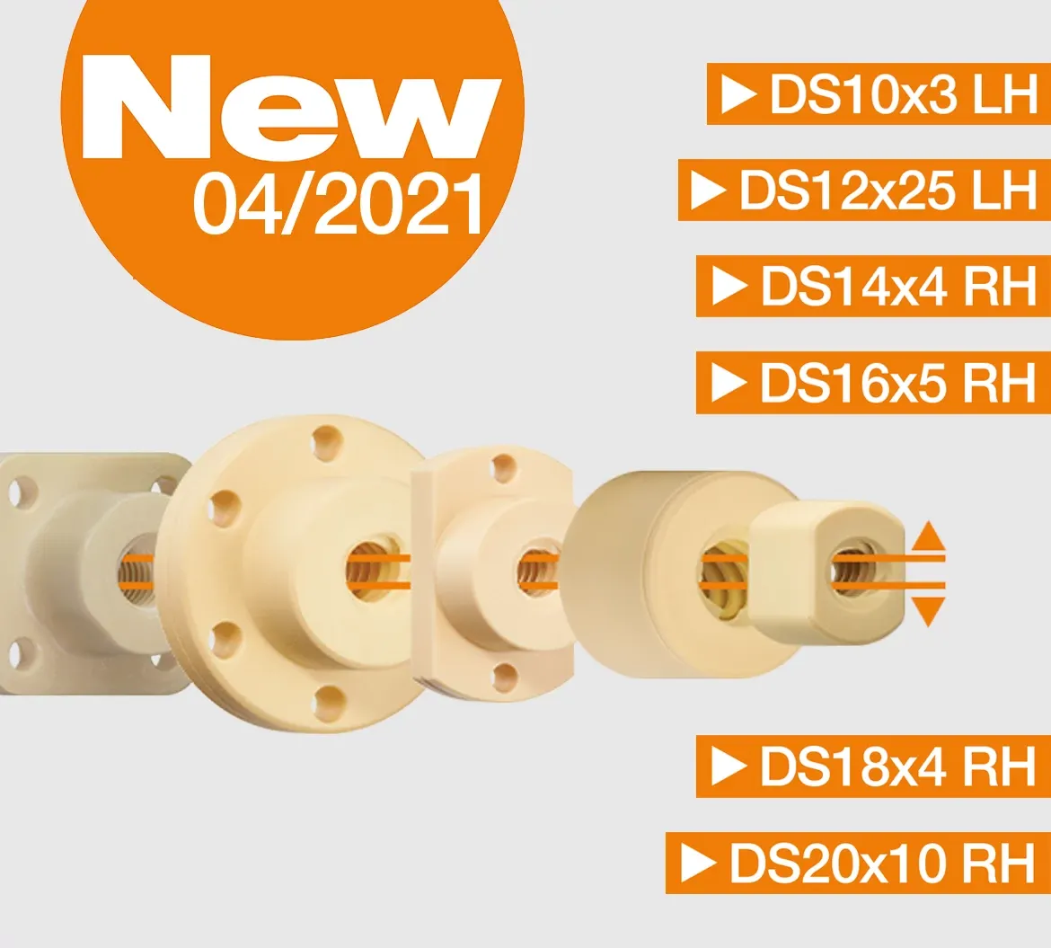6가지의 신규 나사산 사이즈
